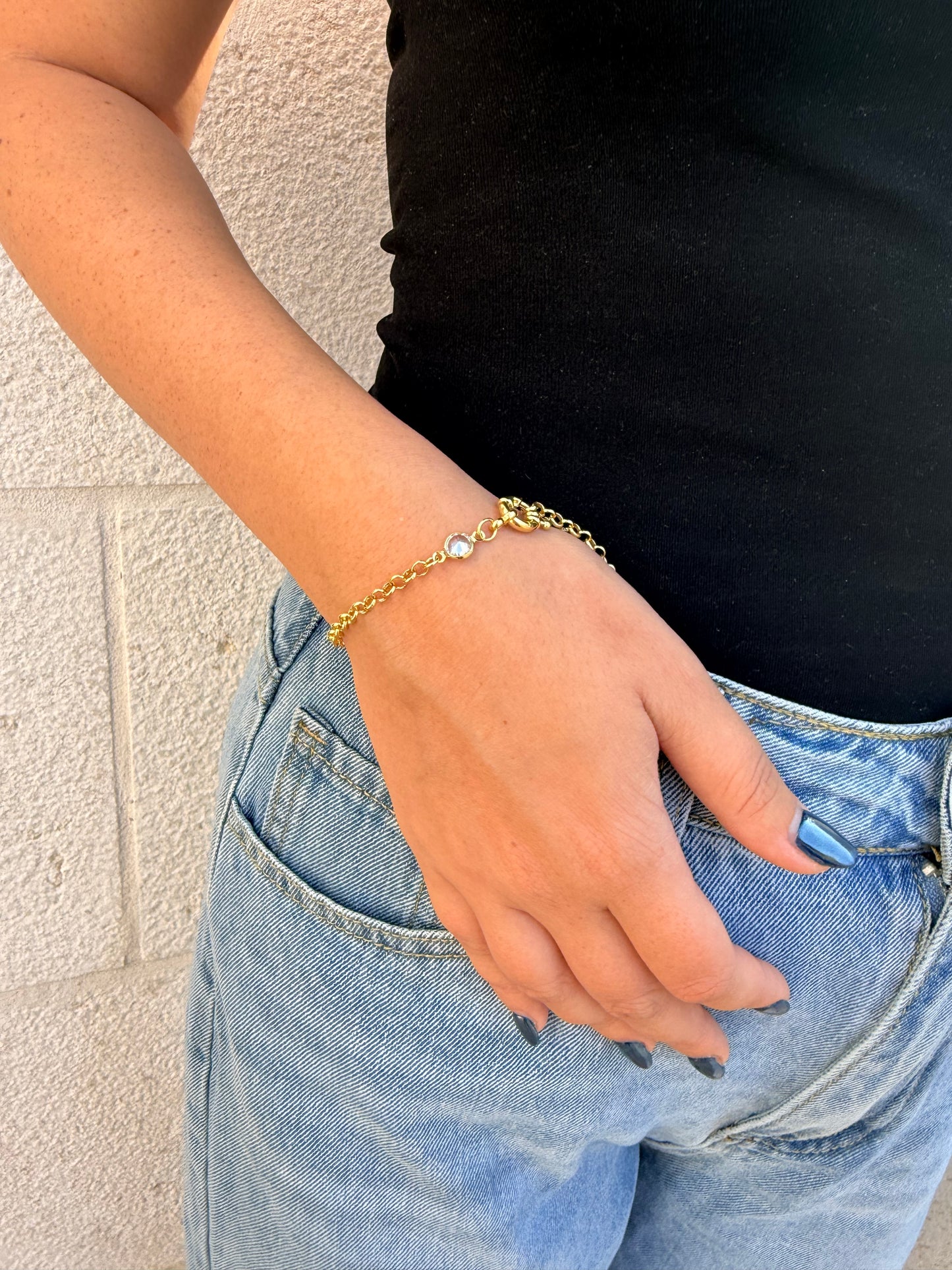 צמיד זהב בלה