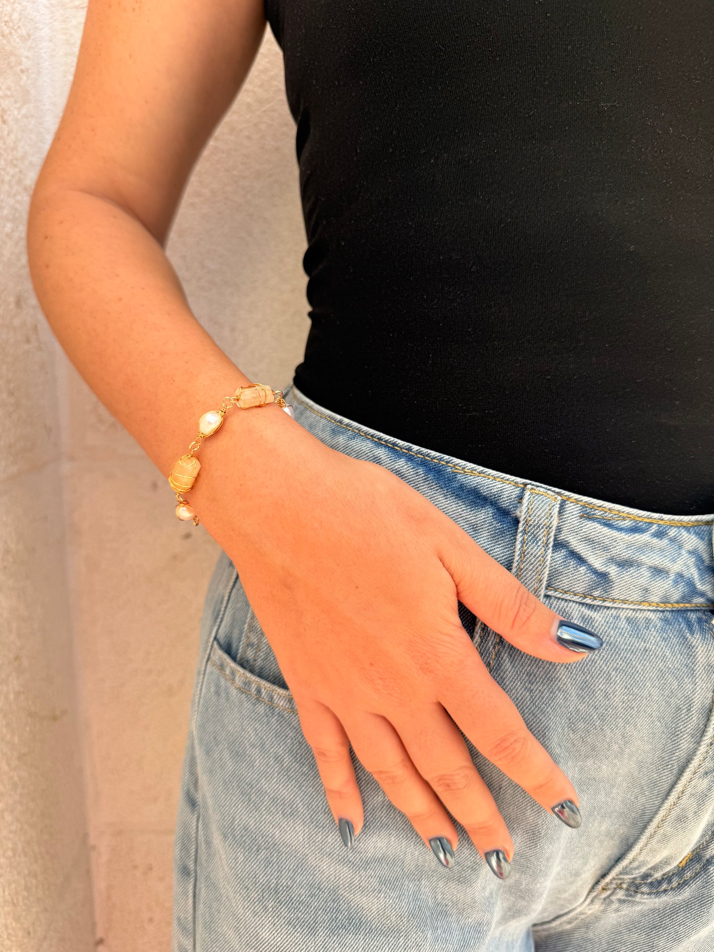 Pulseira Pérola Lia