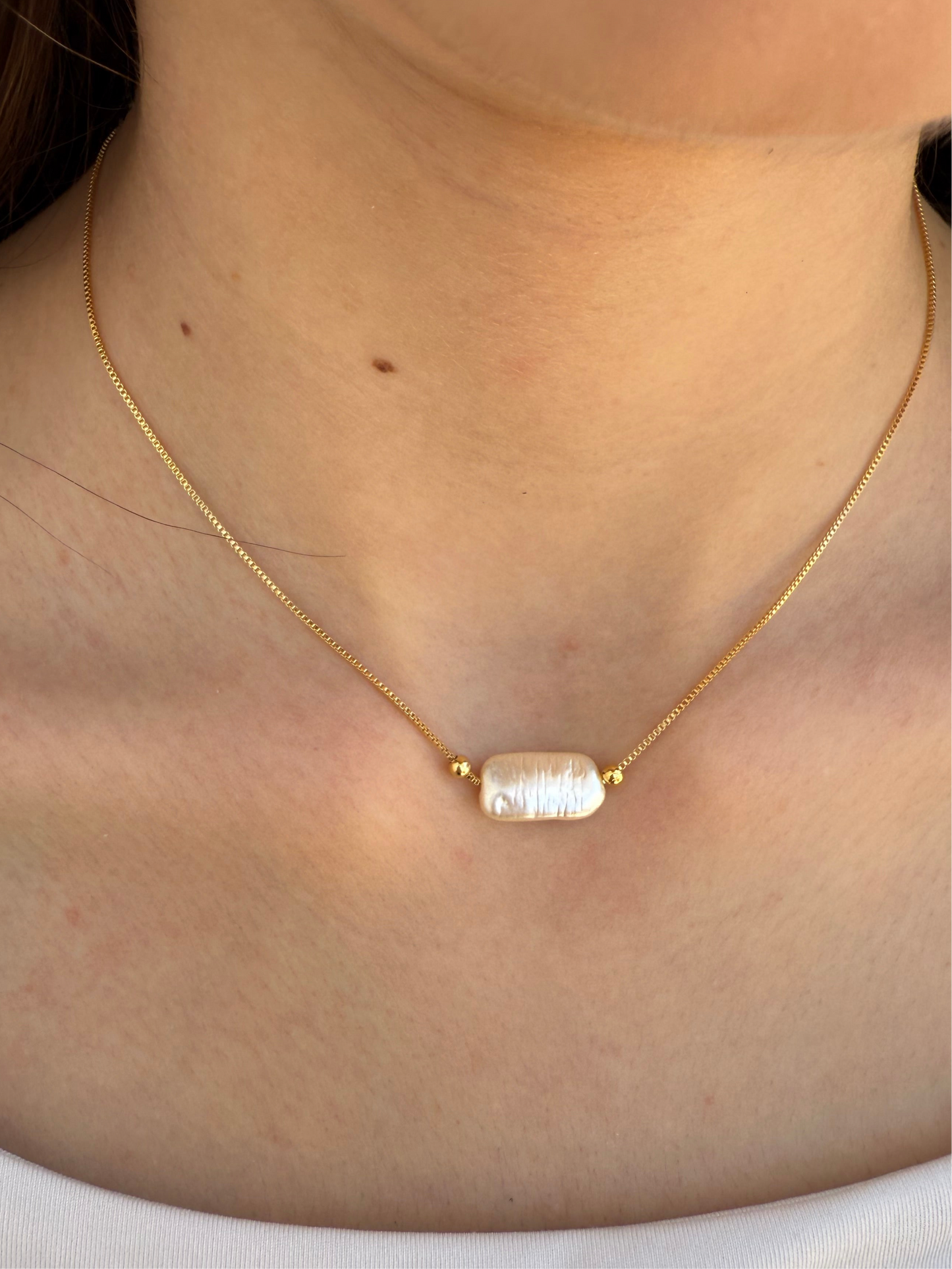 Single Pearl  Necklace