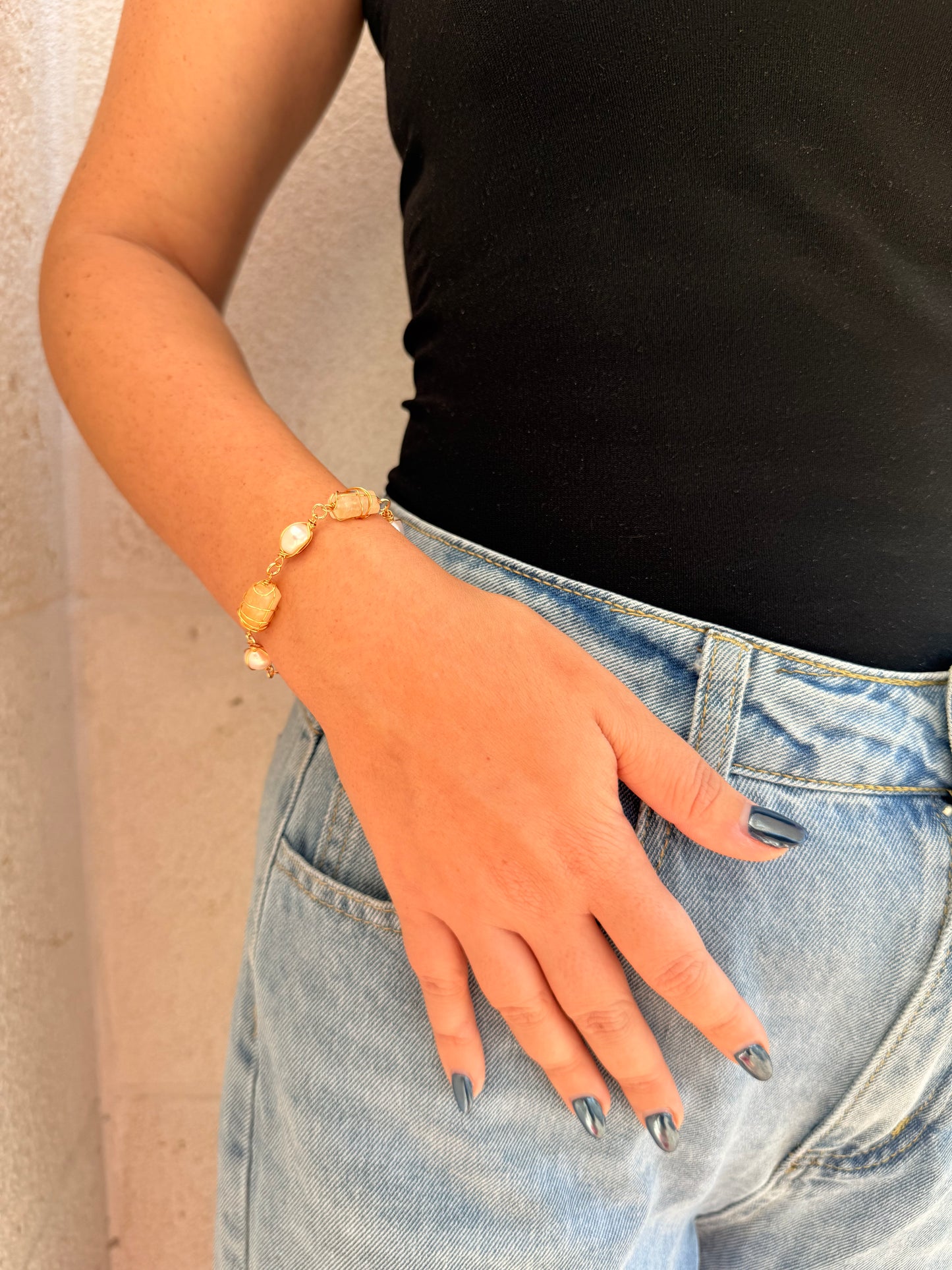 Pulseira Pérola Lia 