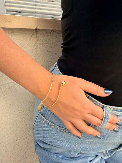 Pulseira Onda Dourada 