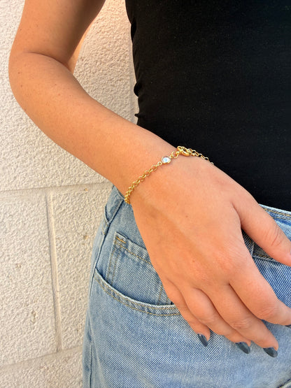 צמיד זהב בלה