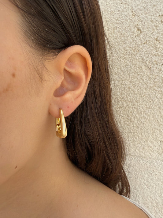 עגילי חישוק מודרנית גדול