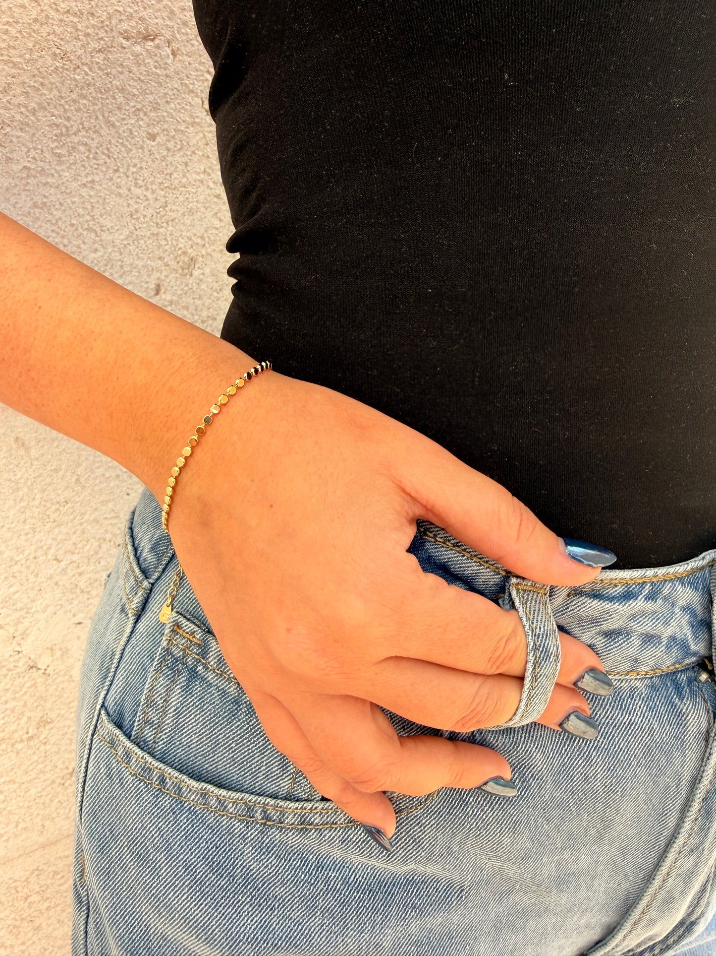 צמיד נקודות זהב