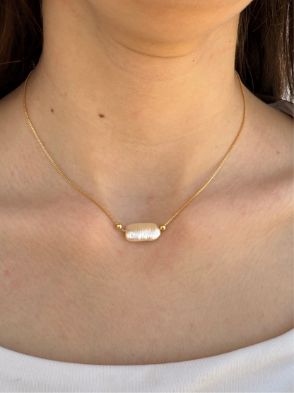 Single Pearl  Necklace