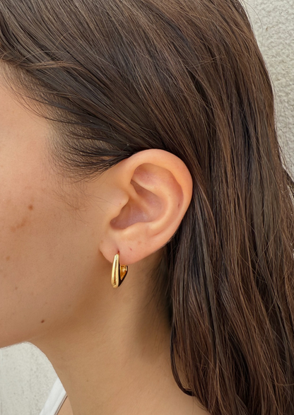 עגילי חישוק מודרנית קטן